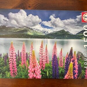 1500 Piece Lupine Puzzle - Pink and Purple